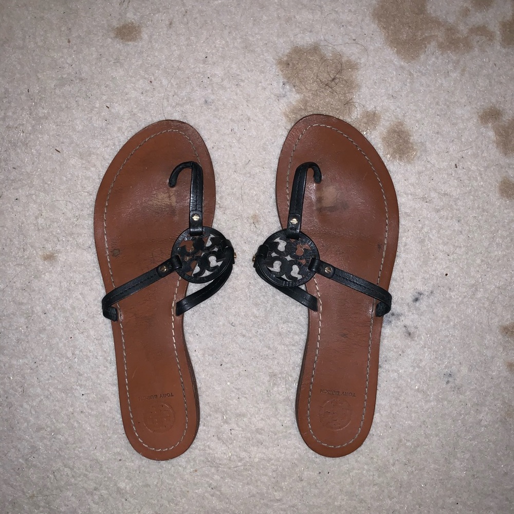 Black Tory Burch size 10 sandals